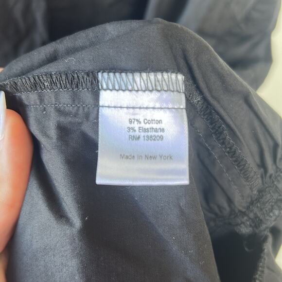 Hatch Maternity The Brooke Ruffle Mini Tunic Dress in Black X-Small Quiet Luxury - Picture 5 of 6